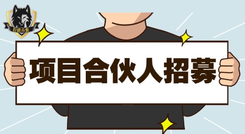 项目合伙人招募